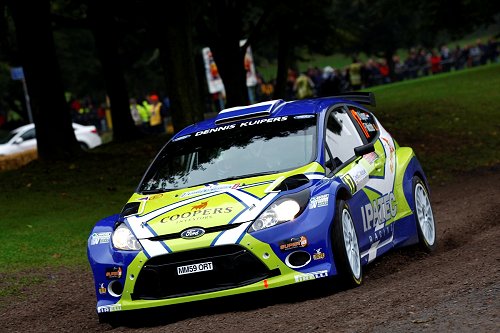 Ford net naast het podium in WRC Frankrijk
